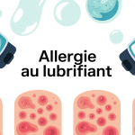 allergie au lubrifiant symbole tube gel alerte