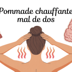 personne appliquant pommade chauffante pour mal de dos vue de dos