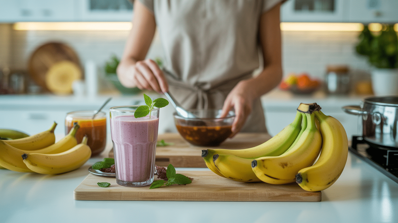 Bananes et calcul biliaire conseils préparation saine