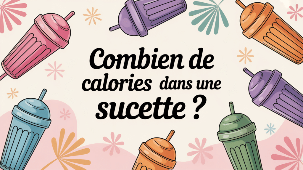 calorie dans une sucette image avec sucettes multicolores