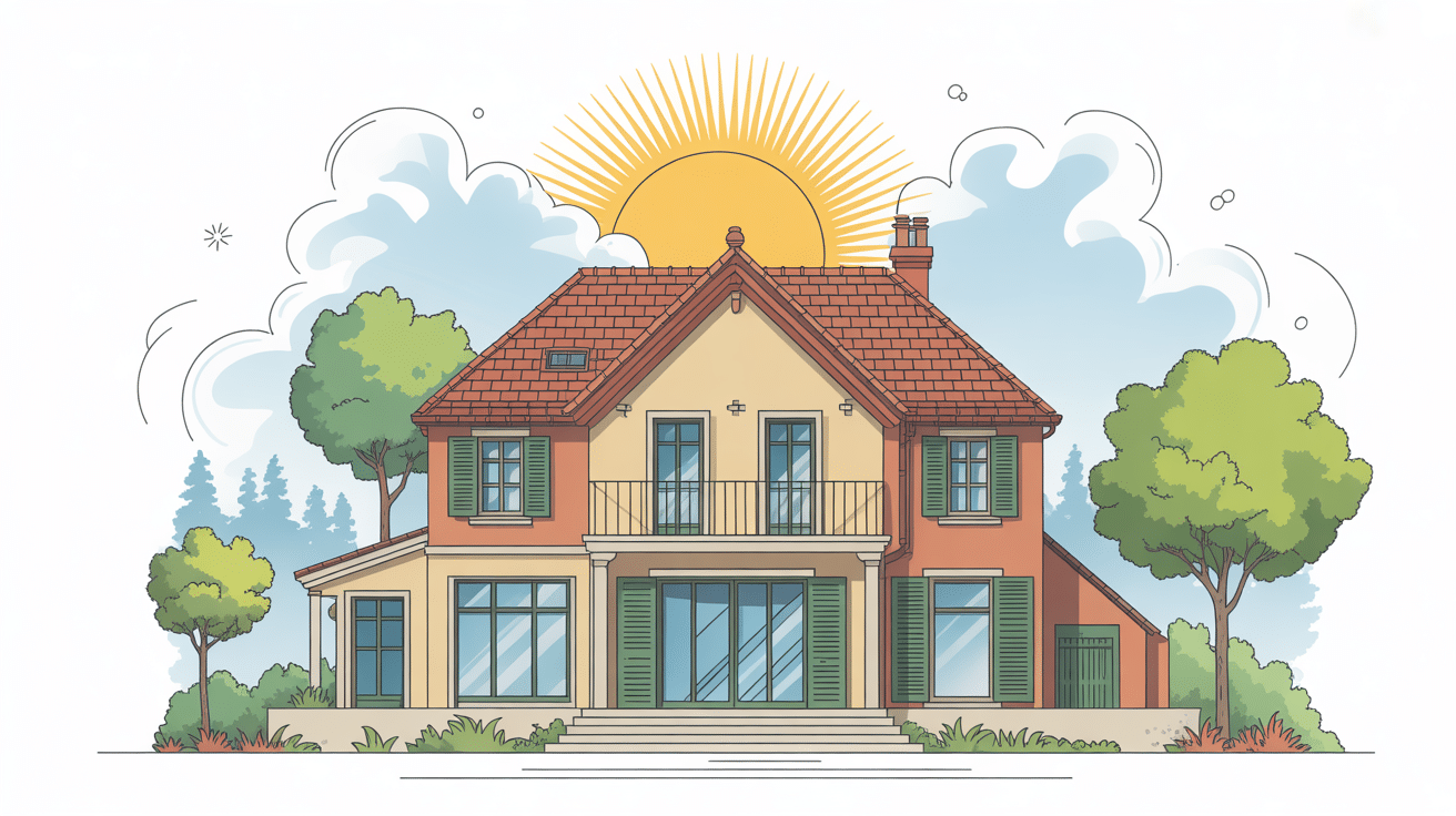 Plans conception sunlight houses orientation soleil fenêtres