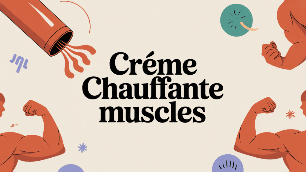 creme chauffante pour les muscles tube ouvert et chaleur visuelle