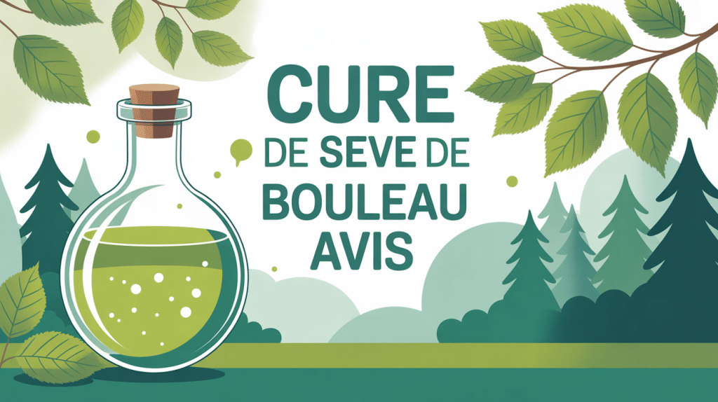 cure de seve de bouleau temoignage image bouteille forêt