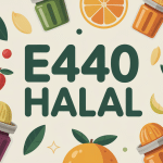 E440 halal visuel fruits confitures