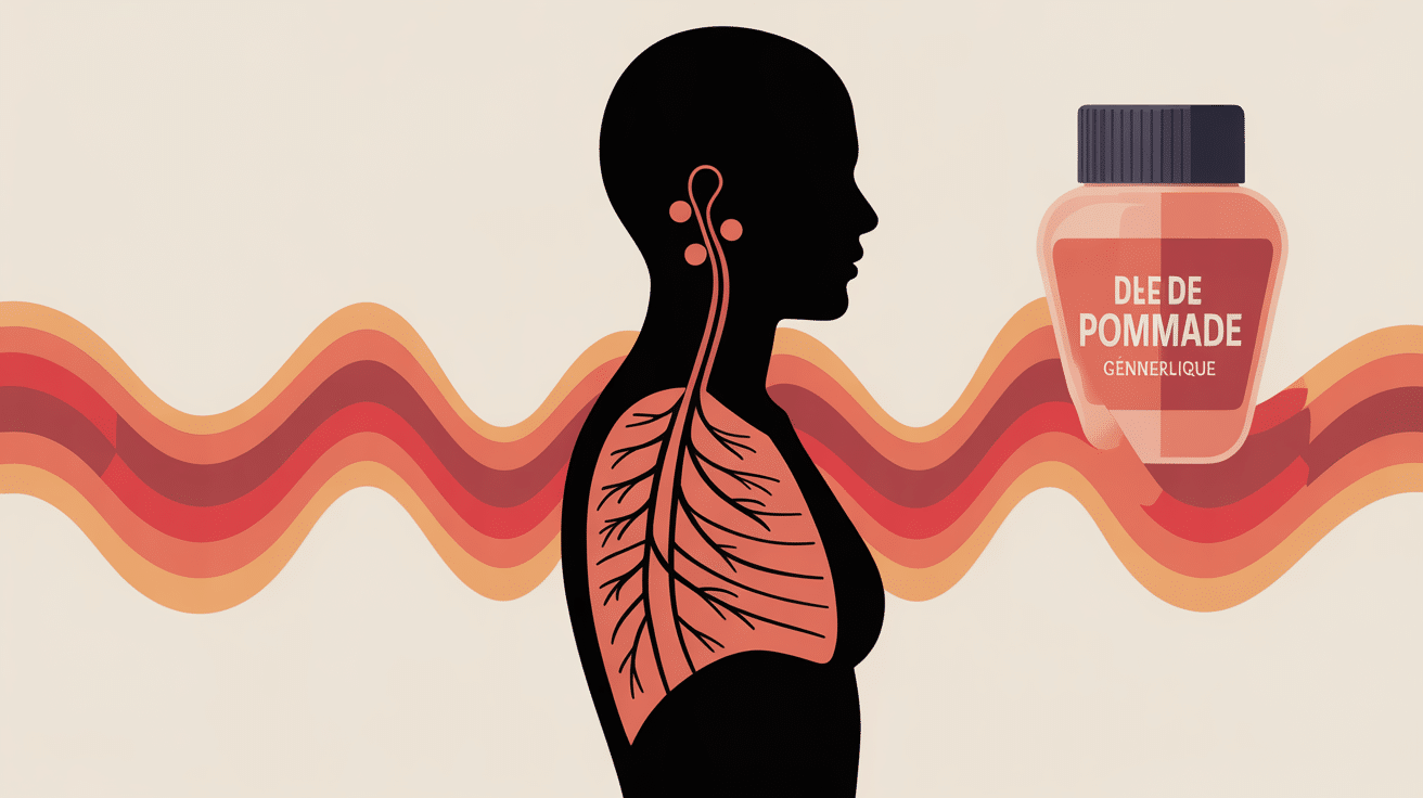 zone lombaire avec pommade chauffante pour mal de dos et circulation sanguine