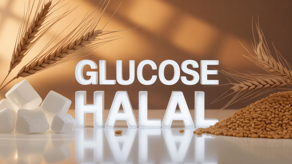 Cristaux de glucose halal avec mais et ble