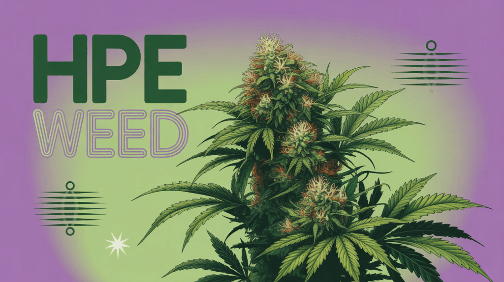 image moderne plante hpe weed bourgeons