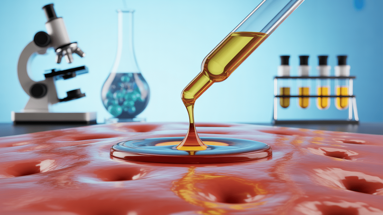 huile de ricin anti inflammatoire molécules sur peau