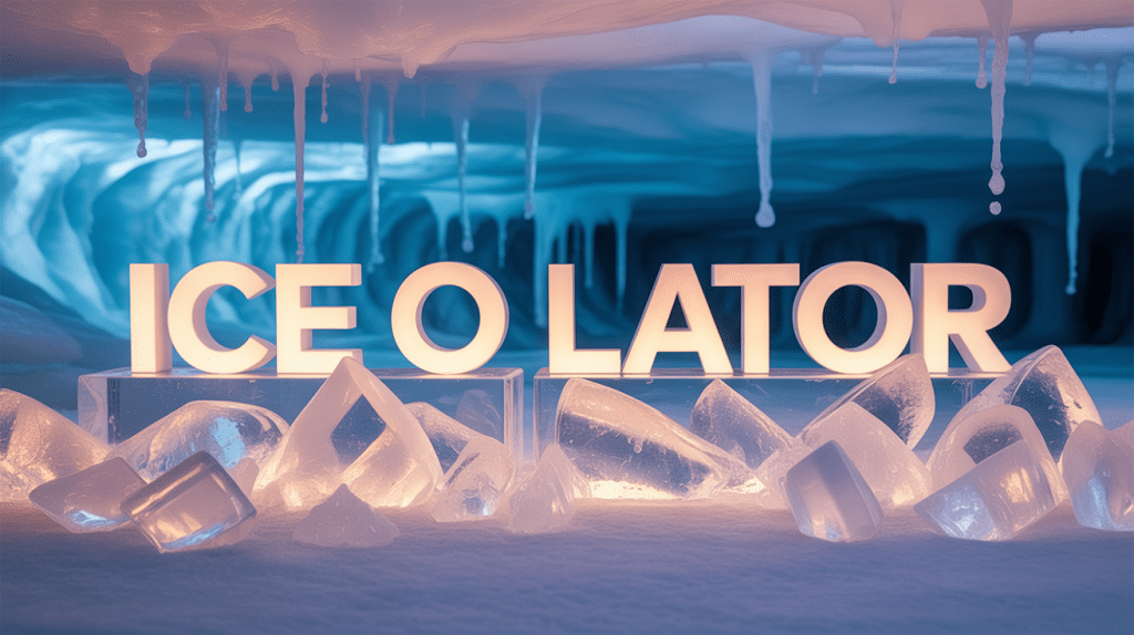 gros plan cristaux ice o lator