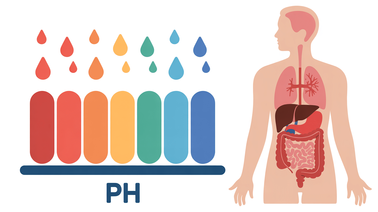 les 12 bienfaits de l eau alcaline echelle pH silhouette humaine