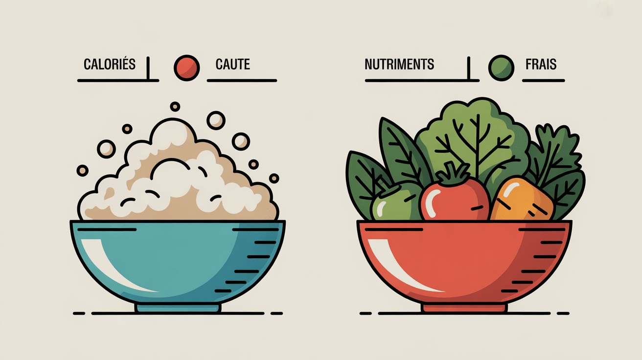 Infographie les vapeurs du chinois font ils grossir bouchées et légumes