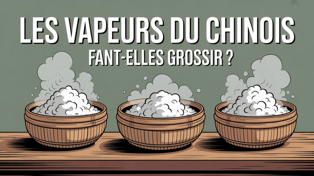 Image les vapeurs du chinois font ils grossir panier bambou