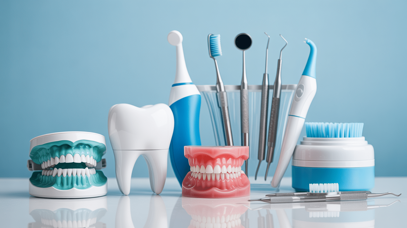 limage des dents outils orthodontie propreté