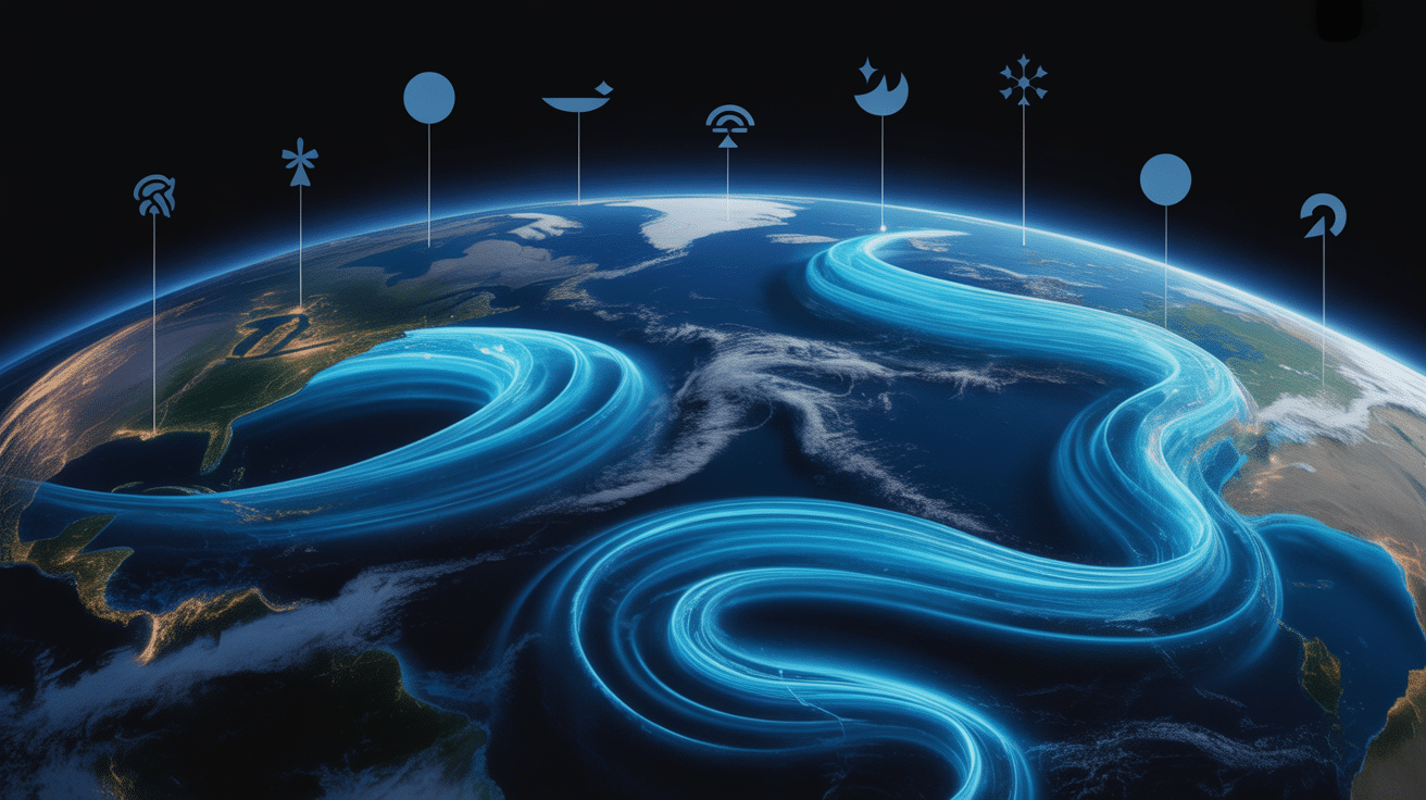Schéma meddies circulation globale climat