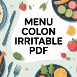 menu pour colon irritable pdf illustration assiette équilibrée