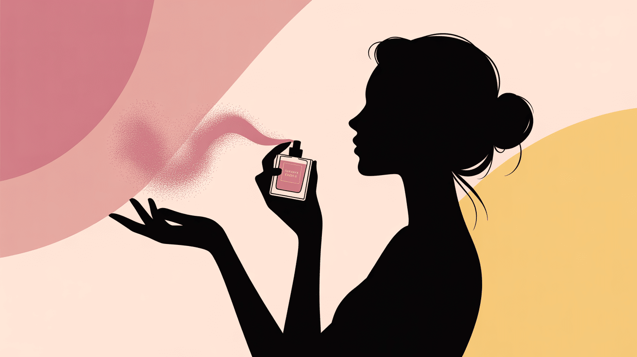 Parfum yeux femme application sécurité profil