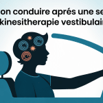 Peut on conduire après une séance de kiné vestibulaire personne voiture vertiges