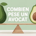 poid avocat entier et demi sur balance de cuisine