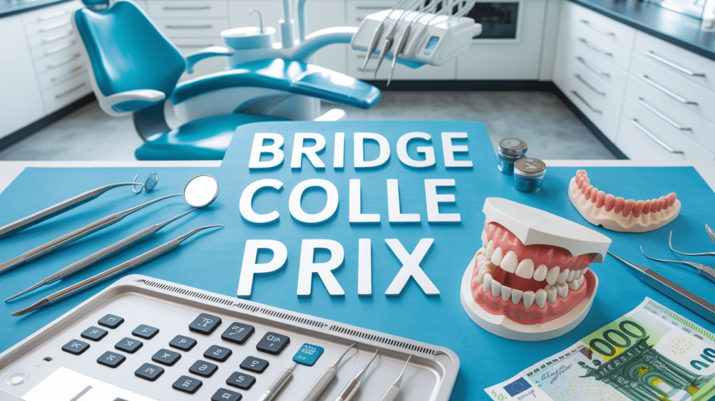 prix bridge collé vue d'ensemble cabinet fauteuil instruments euros