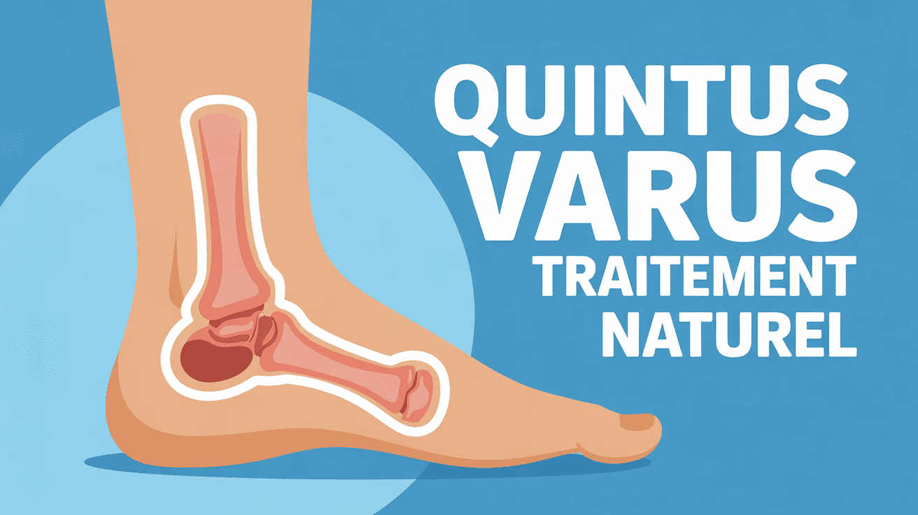 Illustration quintus varus traitement naturel pied nu déviation petit orteil