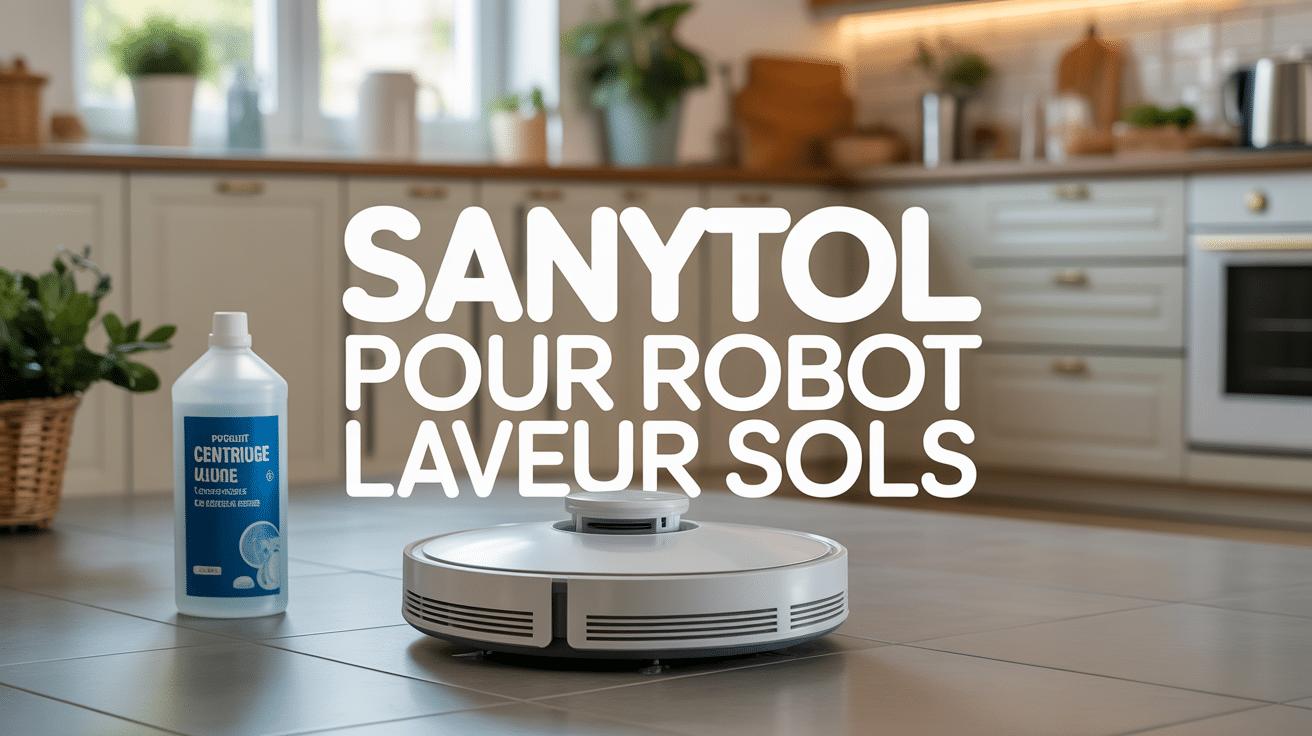 sanytol pour robot laveur sur sol propre