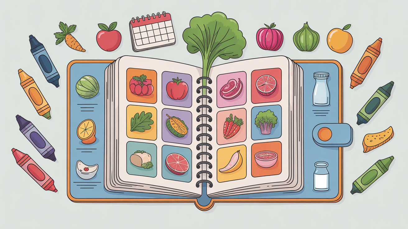 liste de courses type pour 1 mois carnet et catégories alimentaires