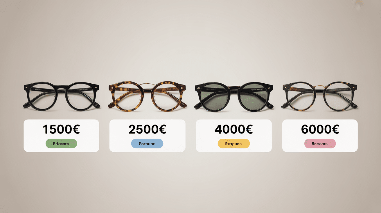 tableau comparatif verres progressifs essilor gammes prix lunettes