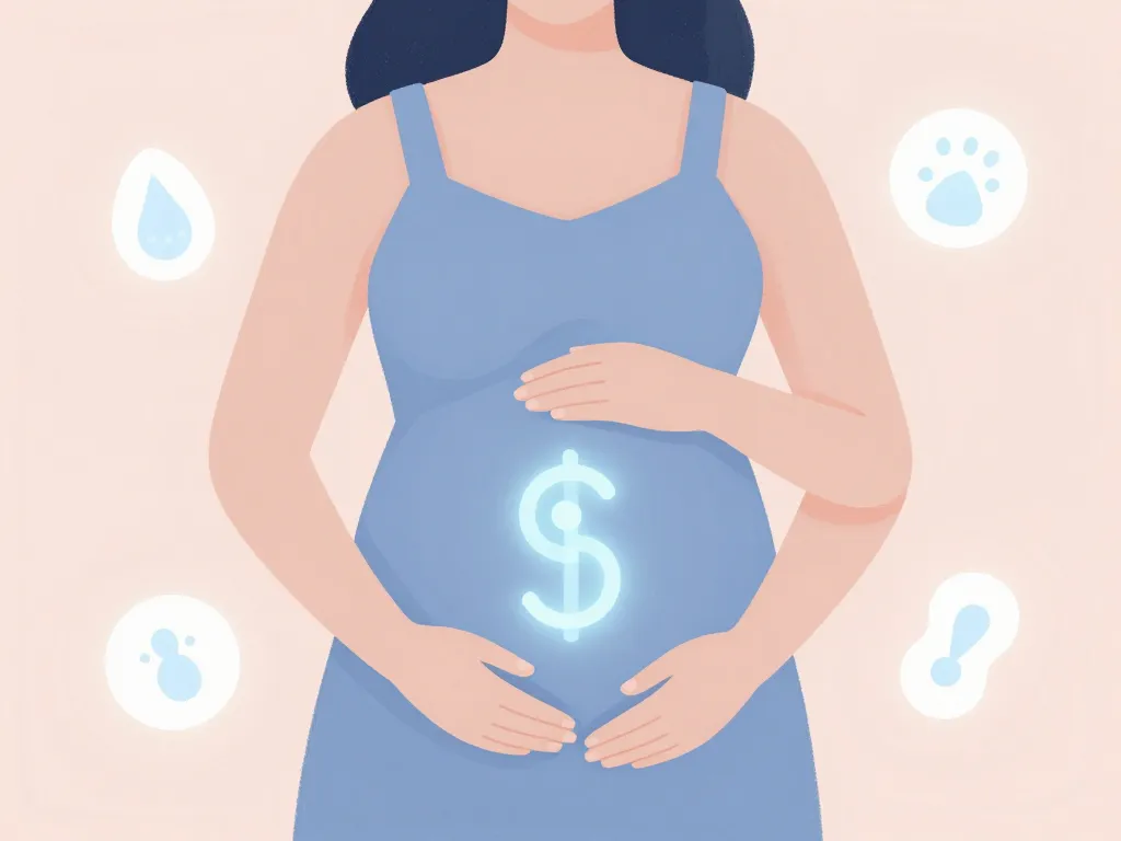 ballonnement ou grossesse illustration signes grossesse