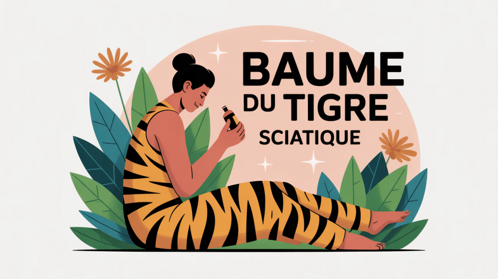 baume du tigre pour sciatique application bas du dos