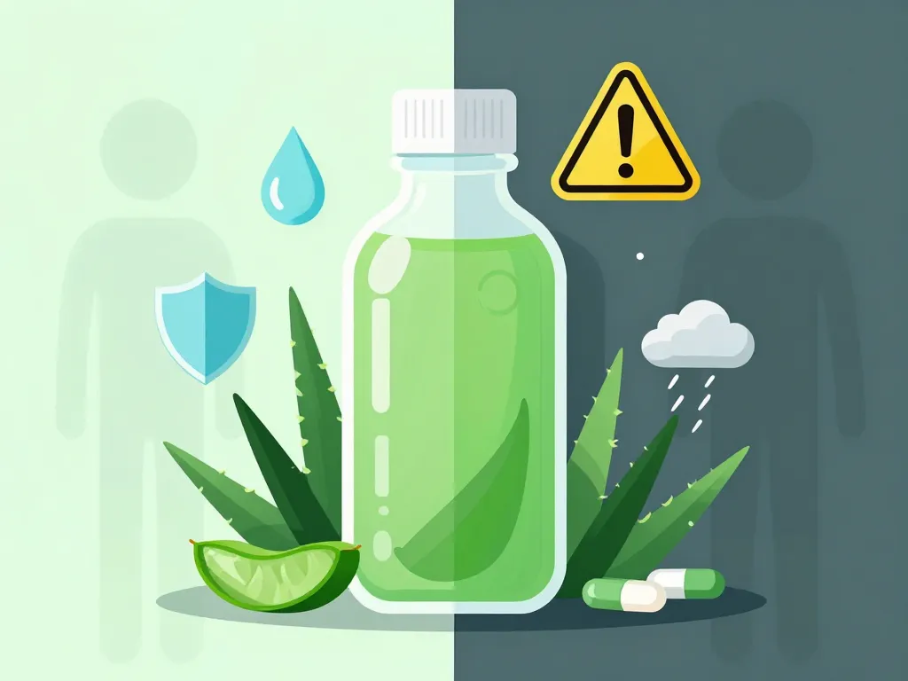 Bienfait du jus aloe vera image risques et avertissements