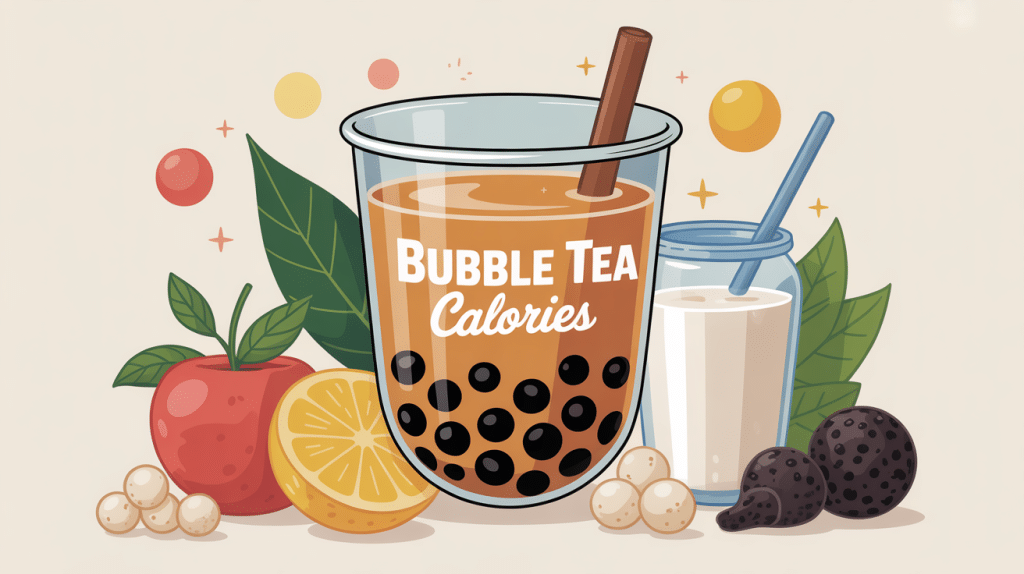 bubble tea nutritional information gobelet calories santé