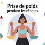 combien de kilo prend on pendant les regles femme balance hormones