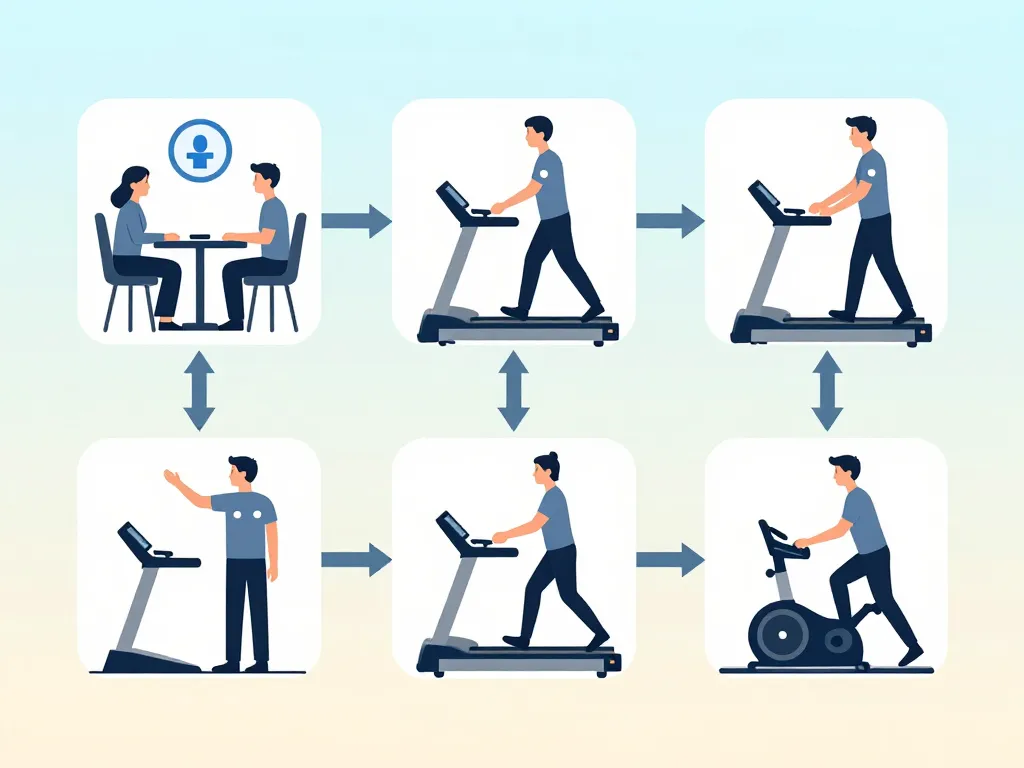 combien de temps dure un test d effort diagramme étapes