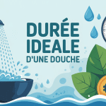 combien de temps dure une douche durée idéale salle de bain minuteur économie d'eau