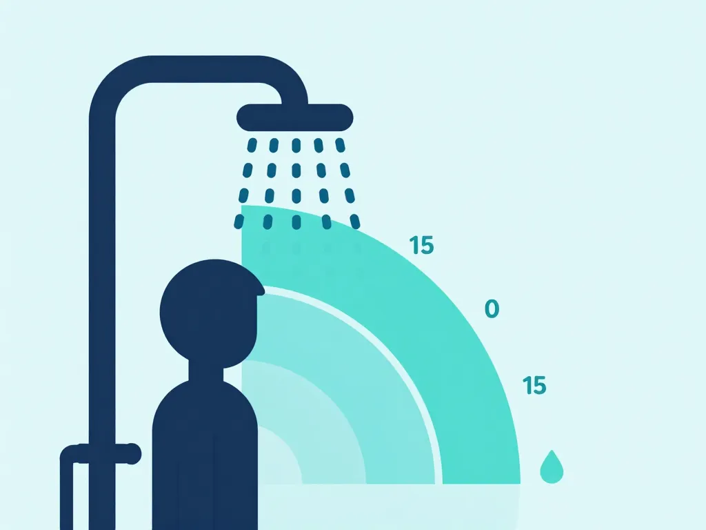 combien de temps dure une douche repères durée diagramme moderne