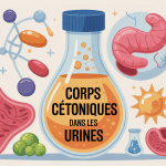 corps cetonique dans urine image stylisée explicative