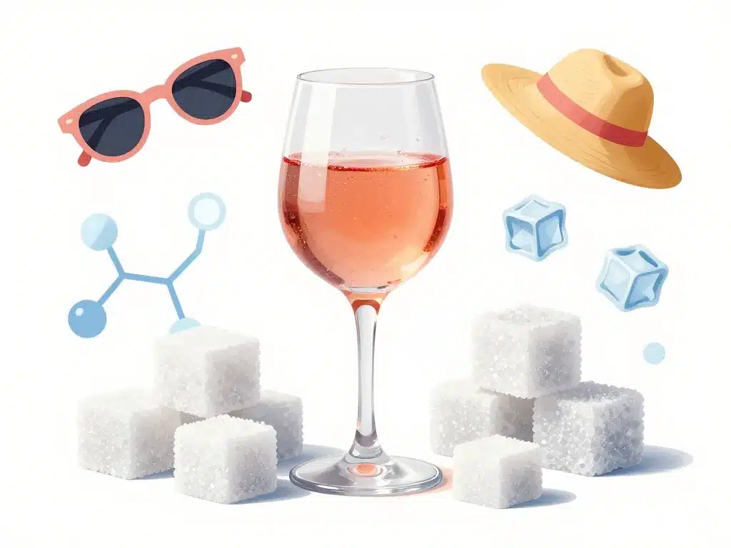 danger du vin rosé sucre additifs terrasse été