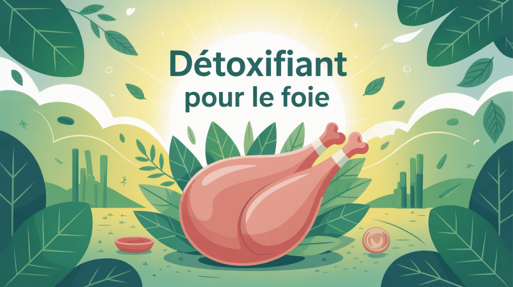 détoxifiant pour le foie illustration vectorielle de protection