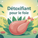 détoxifiant pour le foie illustration vectorielle de protection