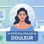 Illustration de l'expérience hystérosalpingographie douleur, ambiance rassurante