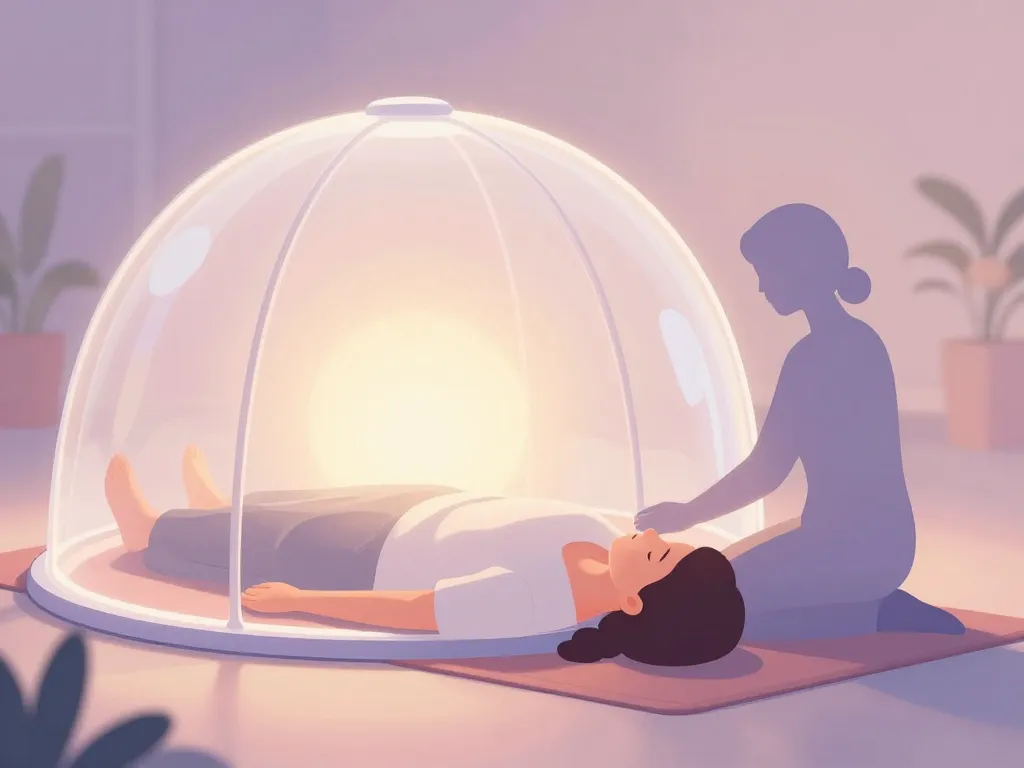 iyashi dome séance matelas praticien cabine infrarouge