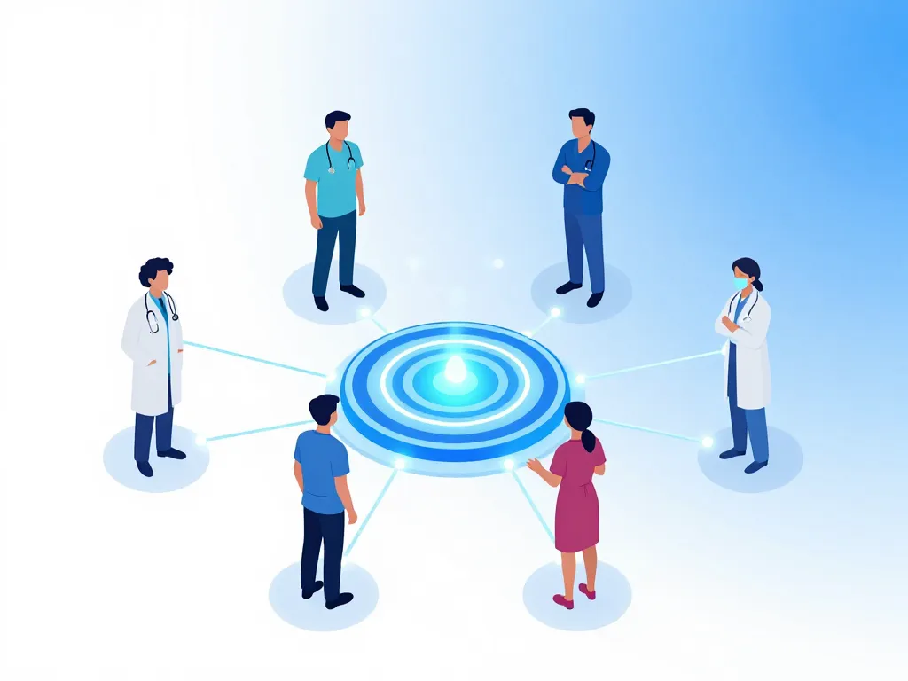 Medysinet réseau professionnels santé illustration