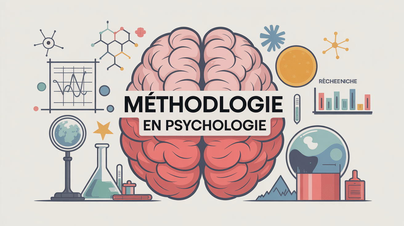 Vue d'ensemble méthodologie en psychologie illustration