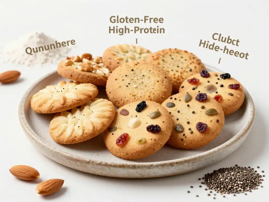 recette biscuit sans sucre assortiment biscuits adaptés