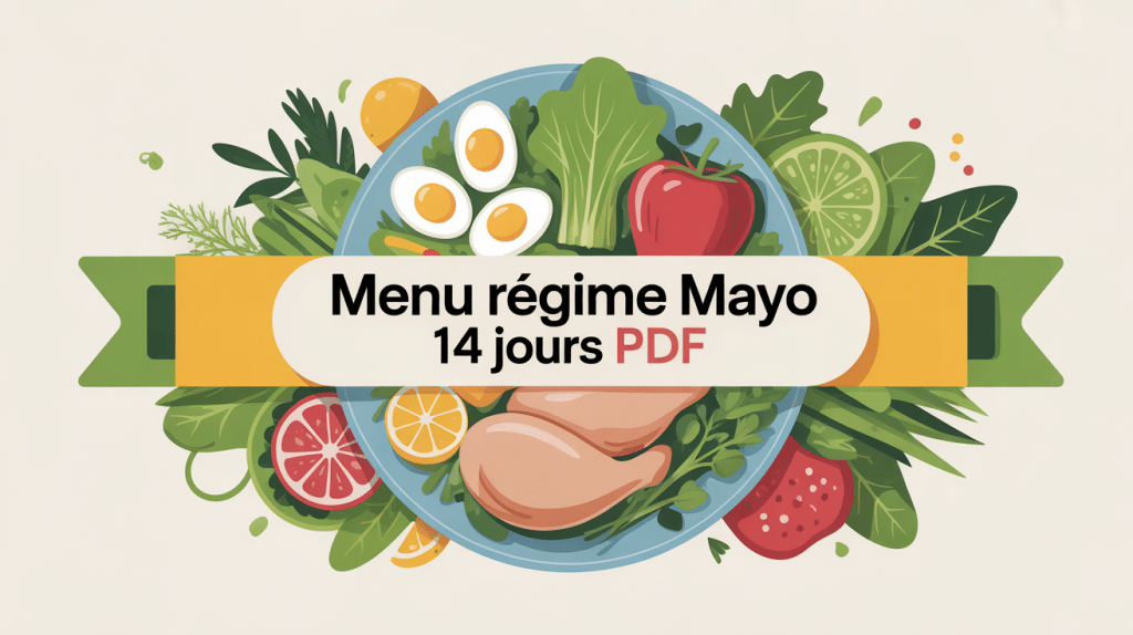 illustration regime mayo menu 14 jours pdf
