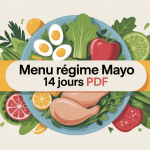 illustration regime mayo menu 14 jours pdf