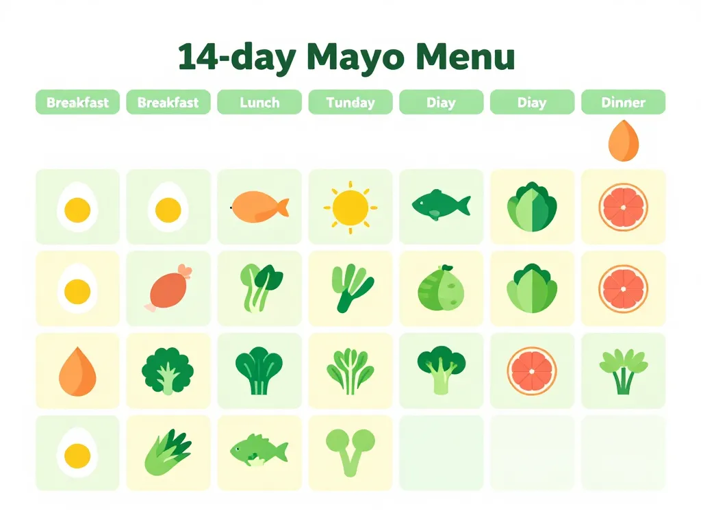 structure regime mayo menu 14 jours pdf