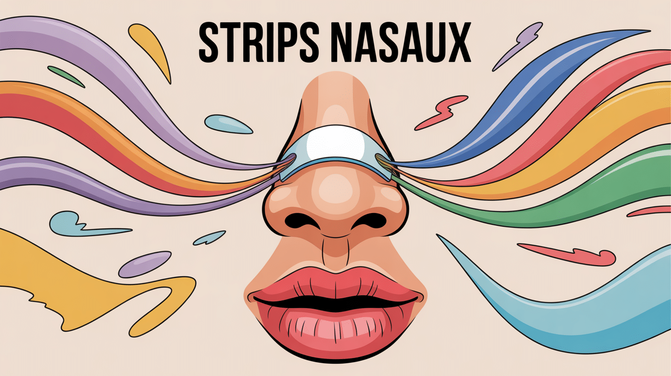 illustration strips nasal utilité respiration ronflement