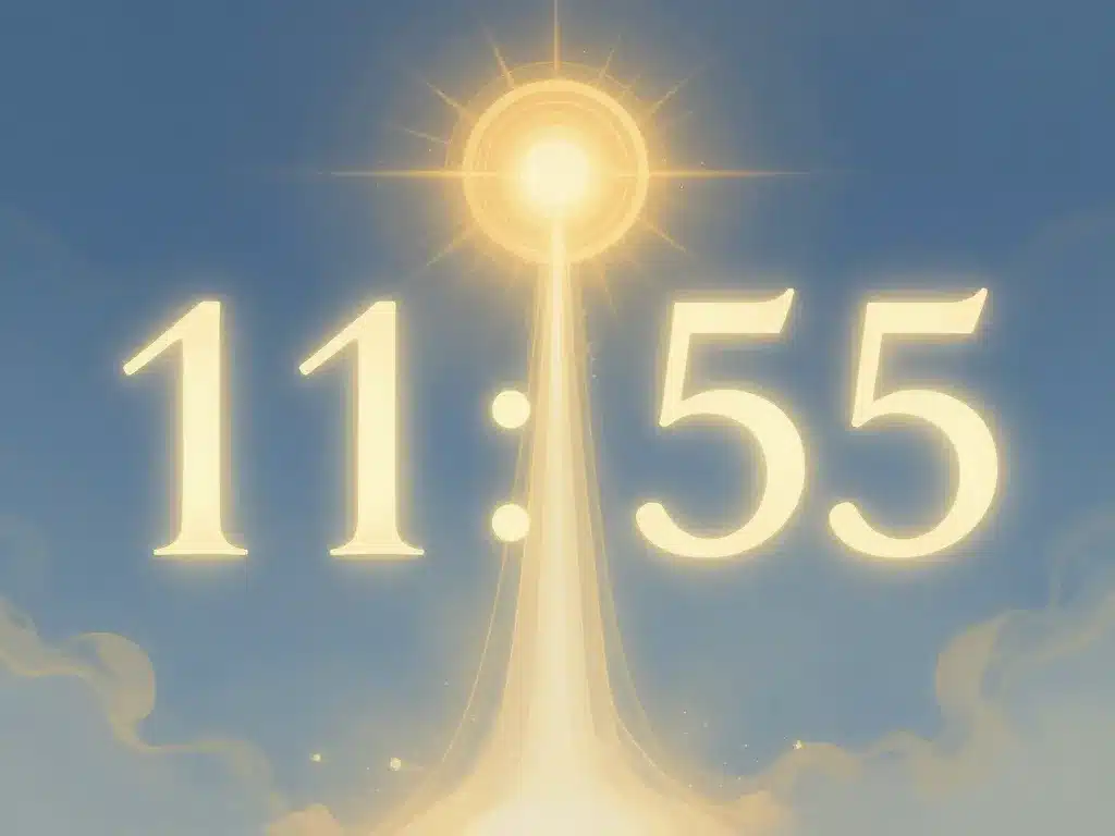 11h55 signification heure miroir et transformation