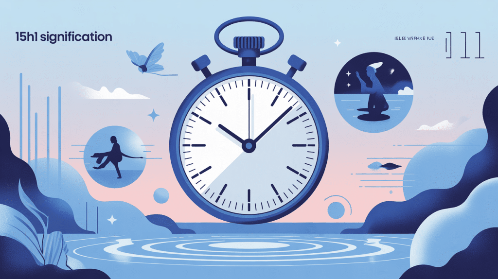 15h11 signification illustration symbolique heure miroir inversée